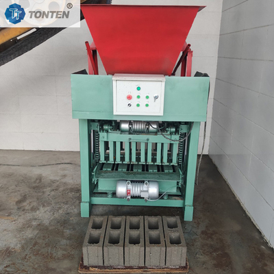 Roadside Stone Molding Machine Concrete Semi-automatic Hollow Brick Making Machine