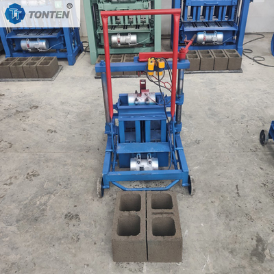 2-45 Manual Small Mobile Brick Making Machine Concrete Molding Machine