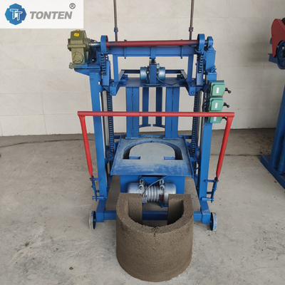 Direct Push Small Portable Brick Making Machine Round Well Brick Making Machine