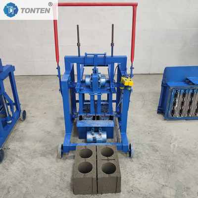 Small Portable Block Molding Machine One Mold Five Porous Bricks Making Machine