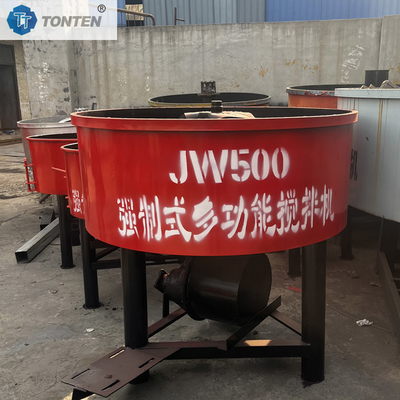 500l 700l Automatic Self-loading Cement Mixer Machine Concrete Flat Mixer