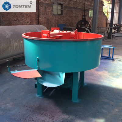 Vertical Flat Mouth Mixer Concrete Mortar Mixing Tank Stirring Evenly