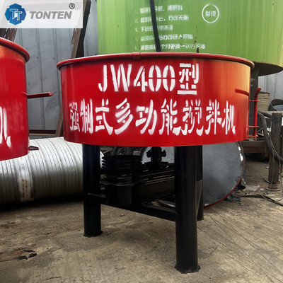 Vertical Flat Mouth Mixer Concrete Mortar Mixing Tank Stirring Evenly