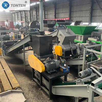 High-Efficiency Tyre Rubber Crushing Recycling Production Line for Waste Reutilization