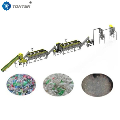 Plastic PET Bottle Recycling Plant Plastic Label Remover Crusher Machine