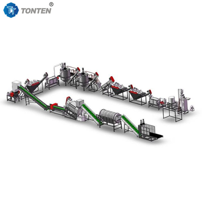 Plastic Waste Pet Bottles Plastic Recycling Granule Production Line