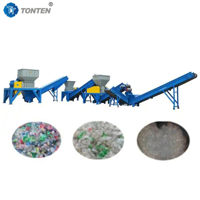 Waste Plastic Bottle Recycling Machine PP PET Hot Washing Crusher Plant