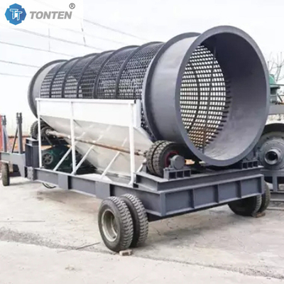 Shaftless Drum Screen Mines Stone Barite Sand Screening Machine