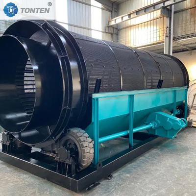 Sand Gravel Pebbles Screening Double Layer Shaftless Drum Screen Machine
