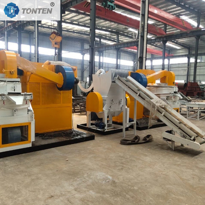 Copper Cables Granulator Machine Copper Coated Wire Sorting Strip Line