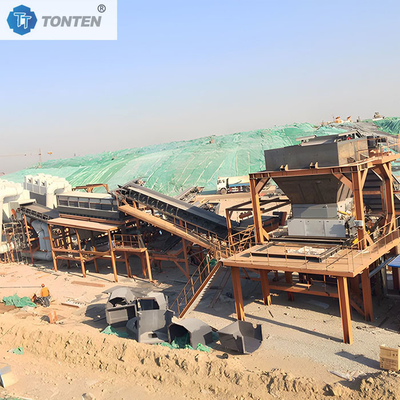 Marble Concrete Pebble Crushing Crusher Recycling Sorting Line