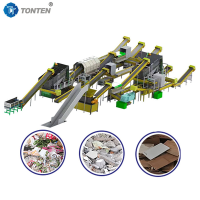 Construction Waste Crushing Concrete Brick Crusher Recycling Production Line