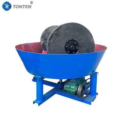 Gold Grinding Machine Model 1200B Gold Mine Wet Pan Mill in Sudan