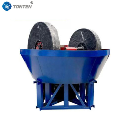 Wet Iron Ore Double Wheel Gold Grinding Machine Barite Quartz Grinding Machine