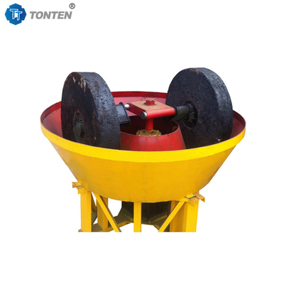 Gold Grinding Machine Model 1200B Gold Mine Wet Pan Mill in Sudan