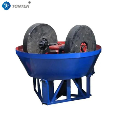 Mineral Iron Ore Gold Silver Wet Pan Mill Gold Grinding Mill Machine