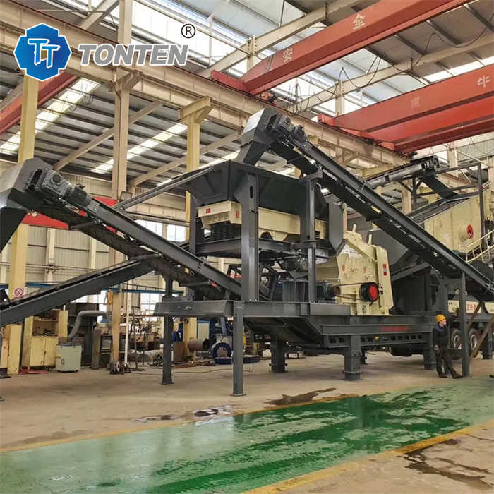 Automatic Garbage Waste Sorting Plant For Construction Soil Gravel Crusher Recycle