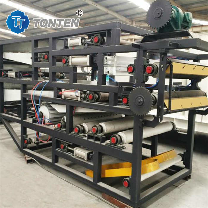 Belt Filter Printing Dyeing Sludge Water Treatment Belt Filter Press Machine