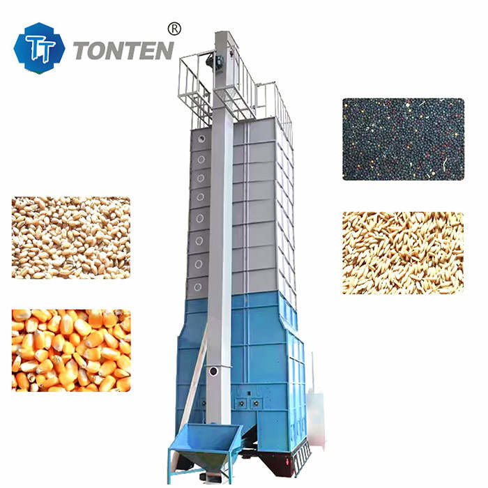 Corn Rice Circulation Tower Dryer Wheat Grain Crop Tower Dryer For Agriculture