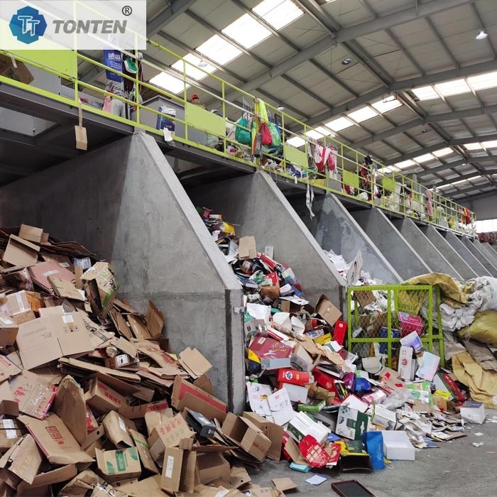 Solid Waste Sorting Recycling Recyclable Garbage Recycling Line For Sale