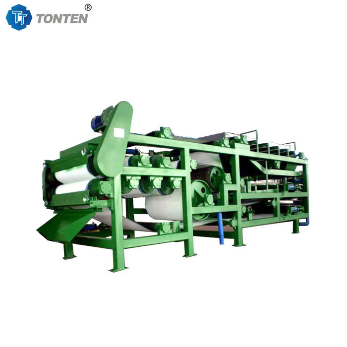 Solid Liquid Separation Belt Filter Presses Machine For Sludge Dewatering