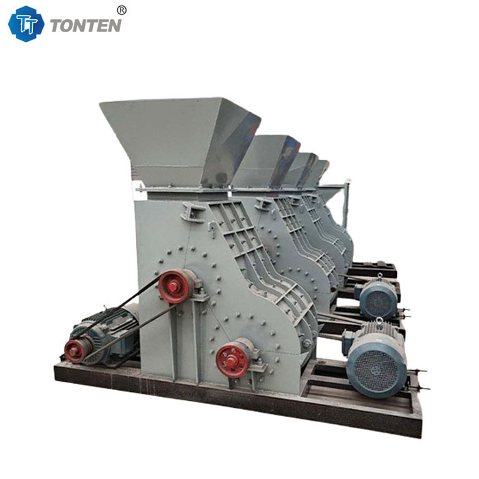 Double Stage Hammer Crusher Machine Shale Pebbles Crusher Fine Powder