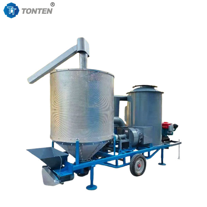 Mechanical Movable Batch Grain Dryer Wheat Corn Soybean Buckwheat For Rice