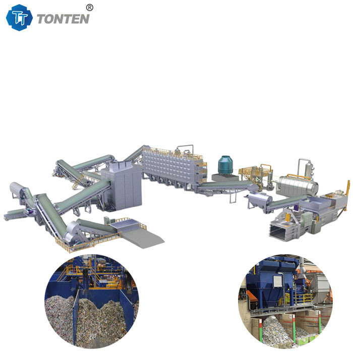 Stale Organic Waste Sorting Plant Municipal Solid Waste Sorting Line OEM
