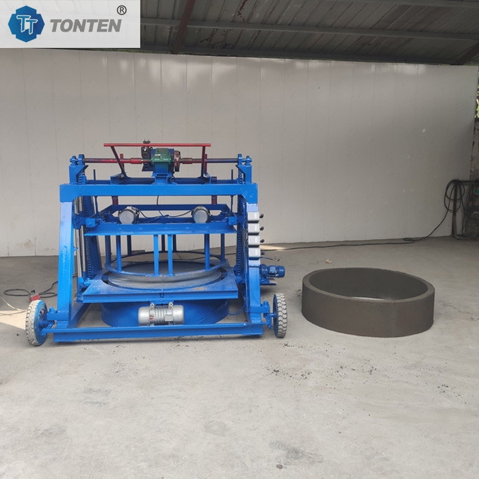 U Type Gutter Brick Block Making Machine Round Well Molding Machine