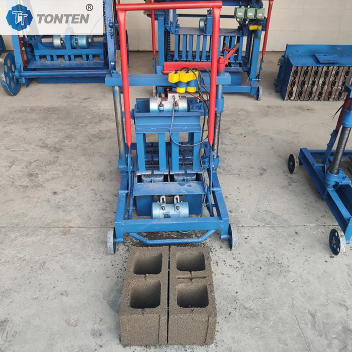 2-45 Small-sized Mobile Brick Making Machine Daily Output 2000-4500 Blocks