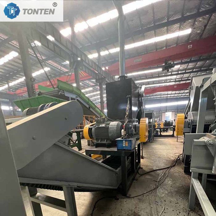High-Efficiency Tyre Rubber Crushing Recycling Production Line for Waste Reutilization