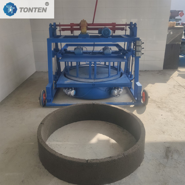 High Production Supply Concrete Precast Manhole Well Ring Machine