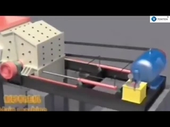 Hydraulic unpacking sand making machine