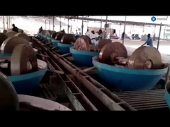 wet pan mill gold grinding machine