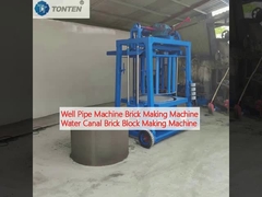 Well Pipe Machine Brick Making Machine Water Canal Brick Block Making Machine