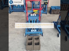 2-45 Small-sized Mobile Brick Making Machine Daily Output 2000-4500 Blocks