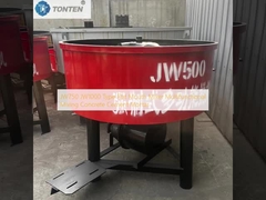 JW750 JW1000 Type Flat Mouth Mixer Multifunctional Mixing Concrete Cement Mortar