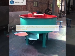 Vertical Flat Mouth Mixer Concrete Mortar Mixing Tank Stirring Evenly