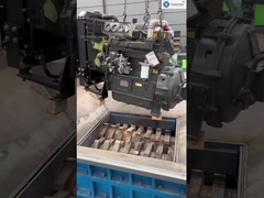 Circuit Board Wood Cans Shredding Double Shaft Shredder Machine