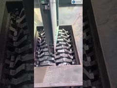 Waste Tire Clothes Shredder Garbage Plastic Double Shaft Shredder