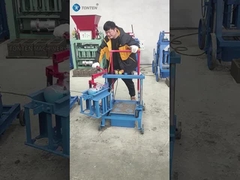 Construction Interlocking Brick Making Machine Red Block Making Machinery